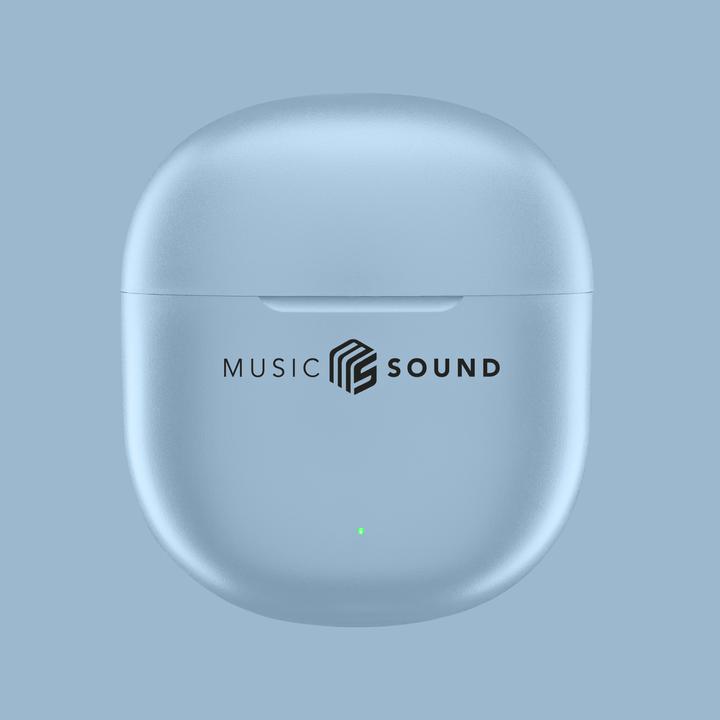 Immagine prodotto Music Sound Breeze Auricolare Bluetooth a capsula con case colorata (Nessuna soppressione del rumore, 4.50 h, Senza fili)