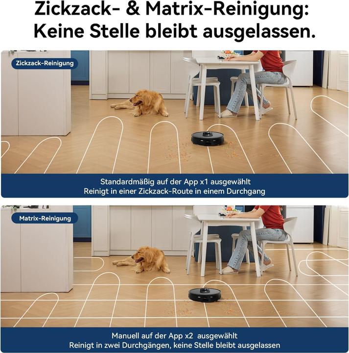Actual product image Proscenic Q8 Saugroboter mit Wischfunktion (Vacuum mopping robot)