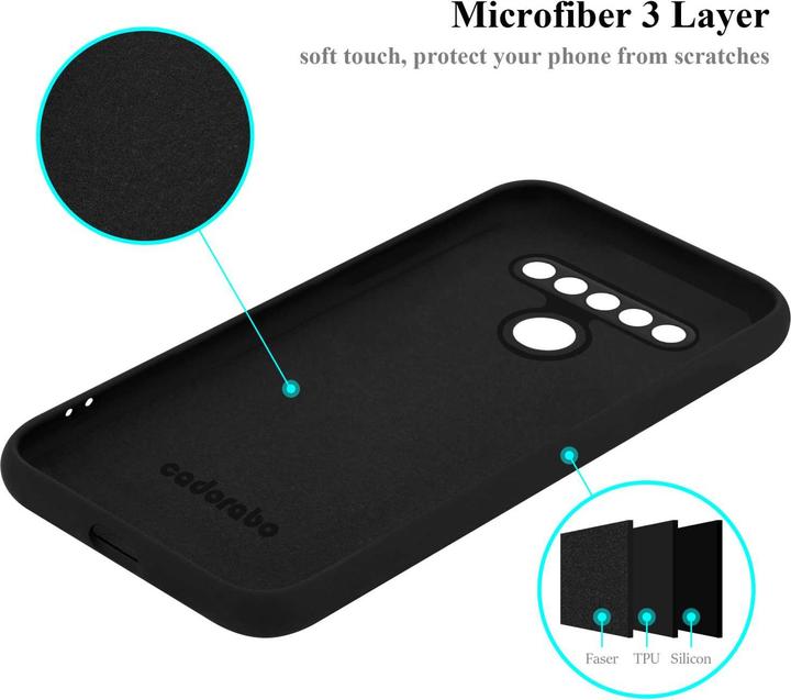 Actual product image Cadorabo Bumper Case for LG K41S TPU Liquid Silicone Cover for LG K41S (K41S)