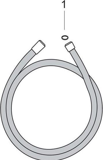 Image du produit hansgrohe Flexible de douche (160 cm)