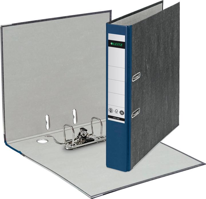 Actual product image Leitz STANDARD-ORDER A4 52MM With slots, for A4 format, cardboard (RC), back width 52mm. Pate (A4, 52 mm, 1 Piece)