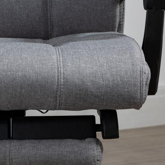 Image du produit Swisshandel24 Siège de bureau avec fonction massage, ergonomique, chauffage lombaire, repose-pieds, repose-tête