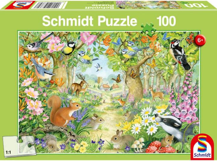 Schmidt Spiele Les animaux de la forêt (100 pièces)