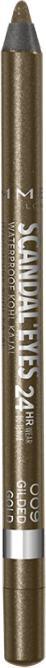 Rimmel London Scandaleyes Waterproof Kohl Kajal Gold 009 1.2 g (009 Gold)