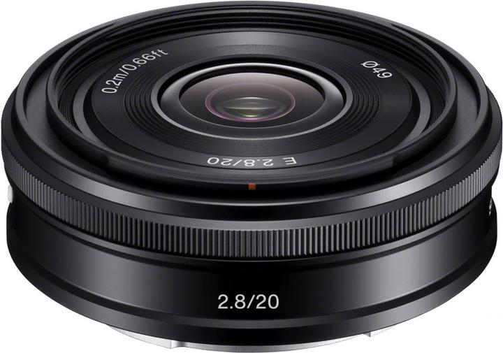 Actual product image Sony E 20mm f/2.8 E-Mount (Sony E, APS-C / DX)