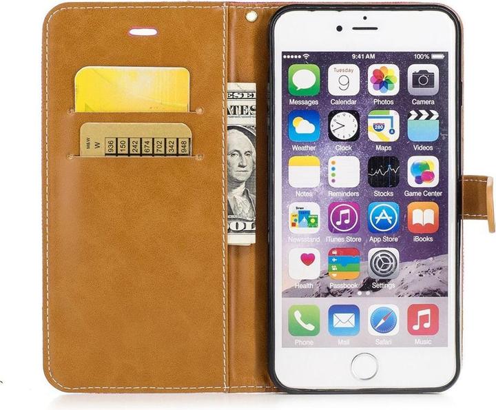Produktbild König Design Hülle Handy Schutz für Apple iPhone 6 Plus / 6s Plus Case Cover Tasche Wallet (Apple iPhone 6 Plus)