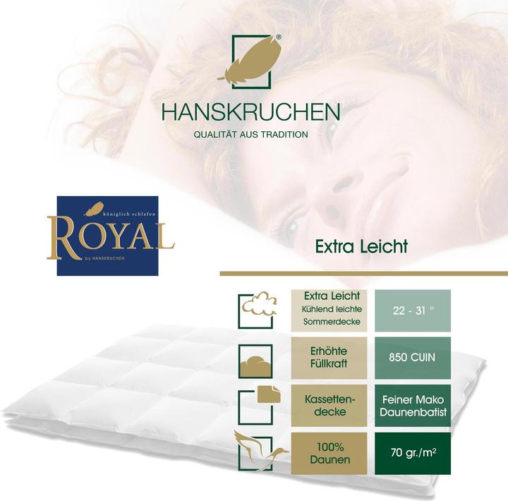 Actual product image Hanskruchen Royal (470 g, 240 x 220 cm)