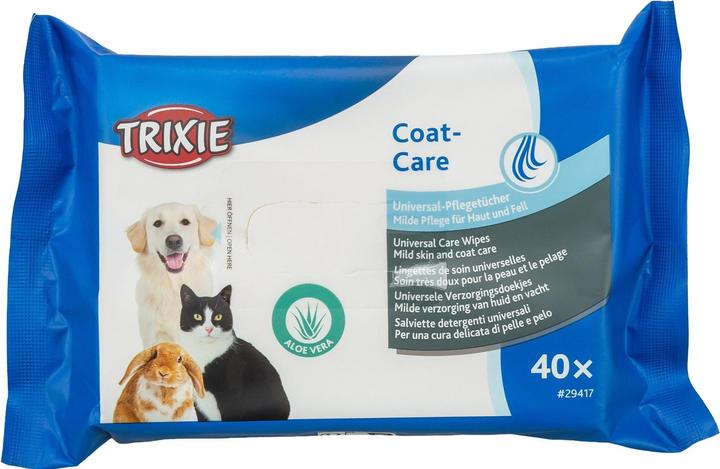 Image du produit Trixie Lingettes d'entretien universelles 40 pièces (Chien, Chat)