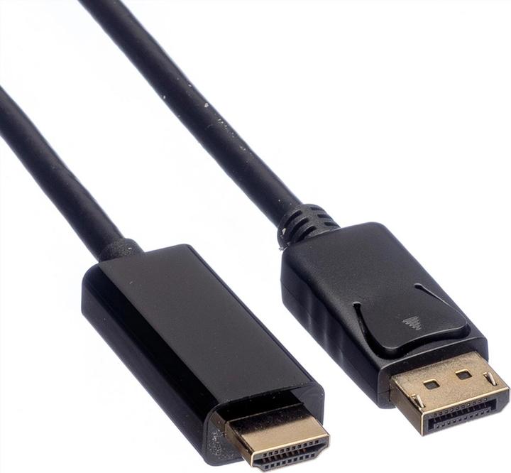 Produktbild Roline DisplayPort — HDMI (Typ A) (3 m, DisplayPort, HDMI)