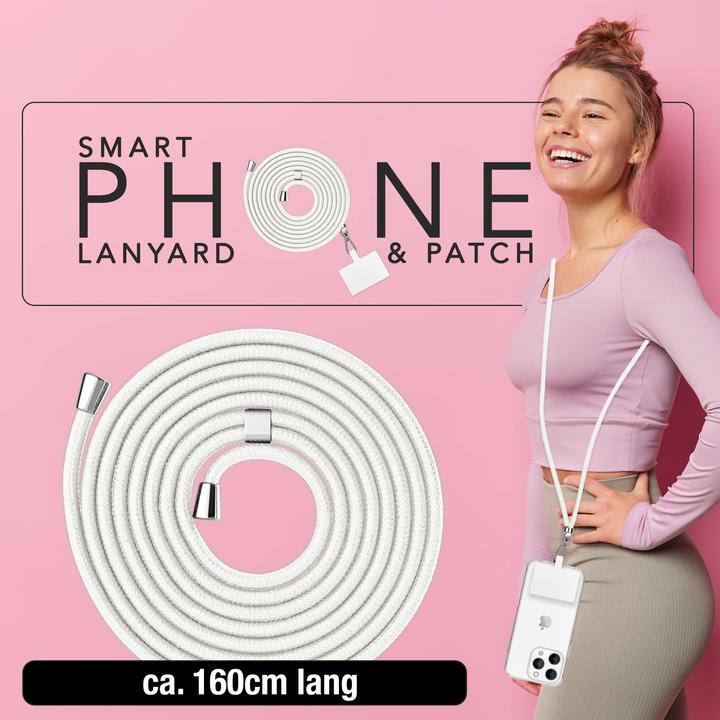 Image du produit Nalia Chaîne universelle pour téléphone portable à porter autour du cou avec pad