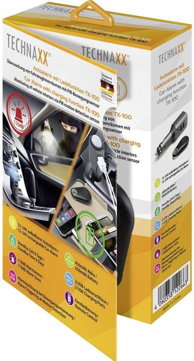 Immagine prodotto Technaxx Allarme automatico TX-100 con funzione di ricarica