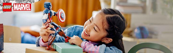 Actual product image LEGO Captain America Building Figure (76258, LEGO Marvel)