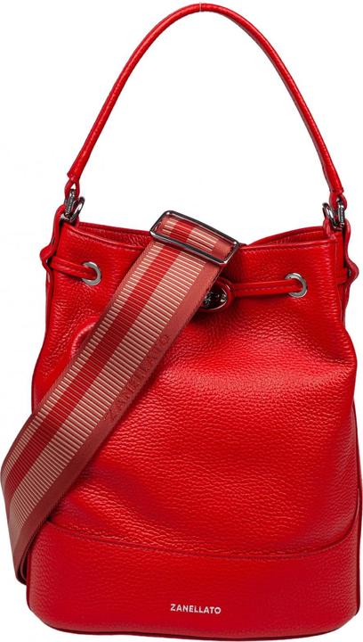 Immagine prodotto Zanellato monda daily day s leather bucket bag red color