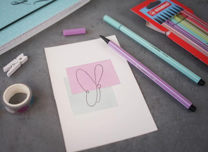 Produktbild STABILO Pen 68 (62, Grau Violett, 1 x)