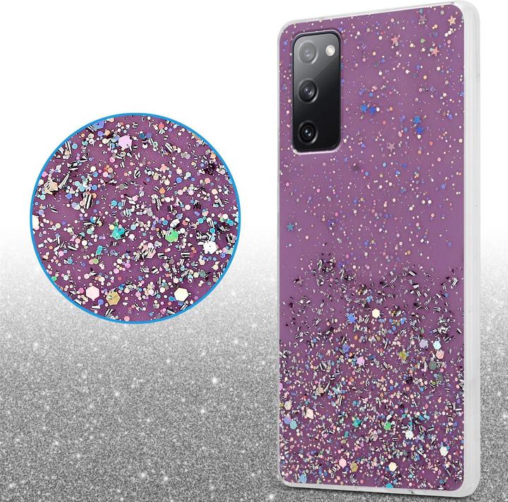 Actual product image Cadorabo TPU cover sparkling glitter (Samsung Galaxy S20 FE)