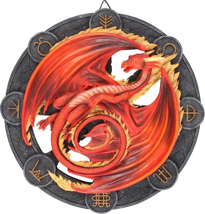 Produktbild Anne Stokes Tafel Harz Beltane Drache