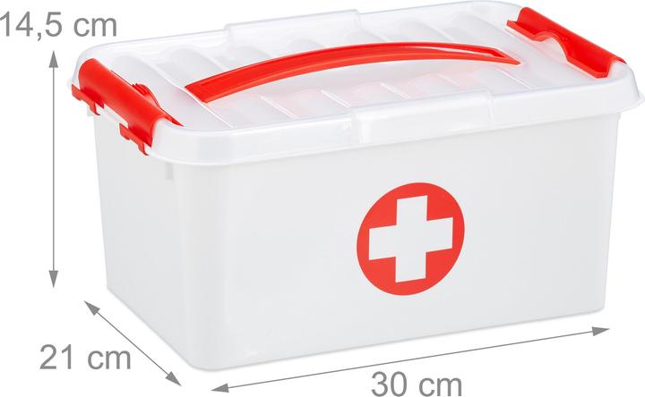 Actual product image Relaxdays medicine box