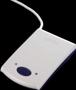 Produktbild Promag PCR-330A, USB RFID Lesegerät, 125 kHz, Slot, USB (Keyboard-Mode), Masse (BxHxT): 65x23x100mm (USB)