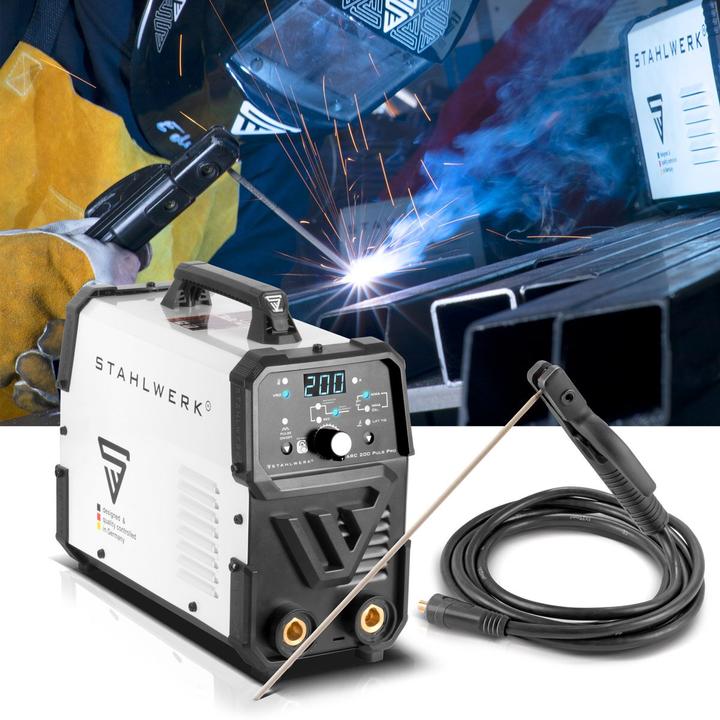 Produktbild Stahlwerk Elektroden-Schweissgerät ARC 200 Puls Pro Vollausstattung
