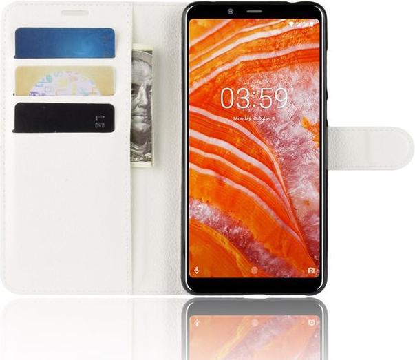 Productafbeelding MU Classic Litchi Leren Boekomslag Serie (Nokia 3.1 Plus)
