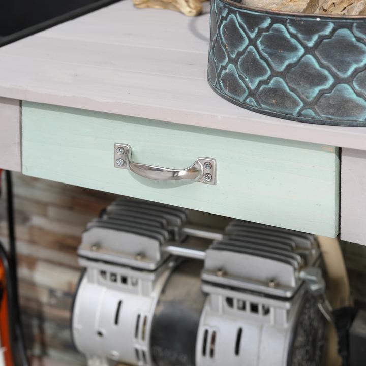 Actual product image Homcom Planting table with drawer and tray