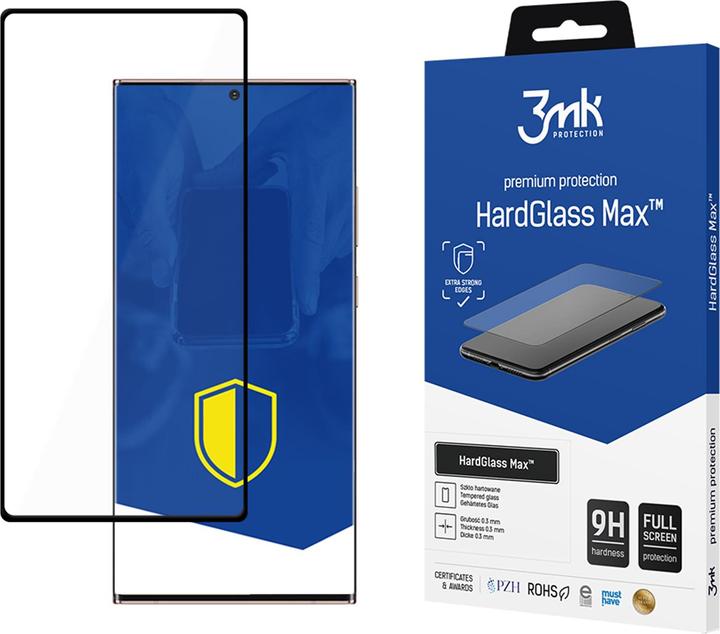 Actual product image 3MK Hardglass Max screen protector (1 Piece, Samsung Galaxy Note 20 Ultra)