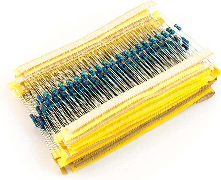 Immagine prodotto Purecrea Set di resistenze 600 pezzi. Assortiti 1/4W 1% di precisione