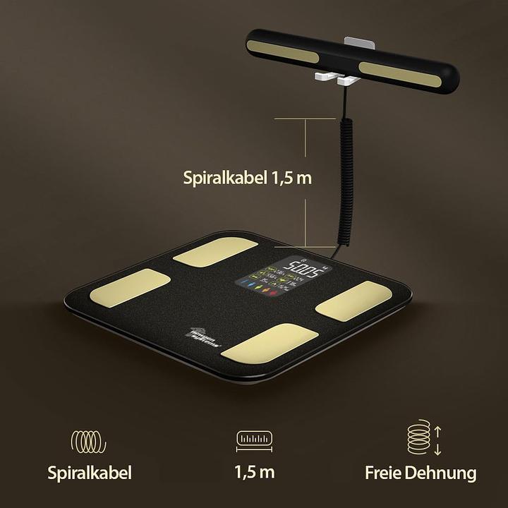 Produktbild Newgen medicals Ganzkörperanalyse-Waage mit Handsensoren und App (180 kg)