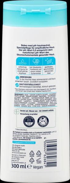Produktbild dm Balea MED Ph 5,5 hautneutral (300 ml, Flüssiges Shampoo)