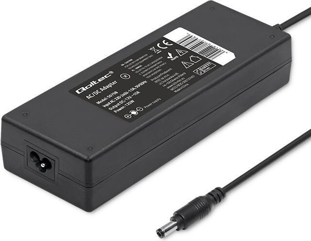 Actual product image Qoltec 50798 Desktop power supply 120W 12V 10A 5.5x2.5 power cable (120 W)