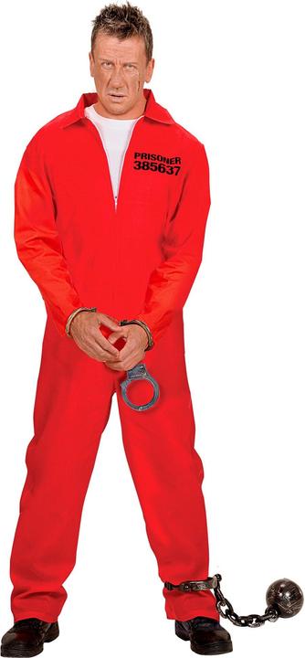 Actual product image Widmann Costume bank robber jumpsuit (XXL)