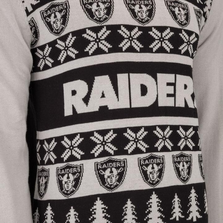 Produktbild Foco NFL Ugly Sweater XMAS Strick Pullover Las Vegas Raiders - XL (XL)