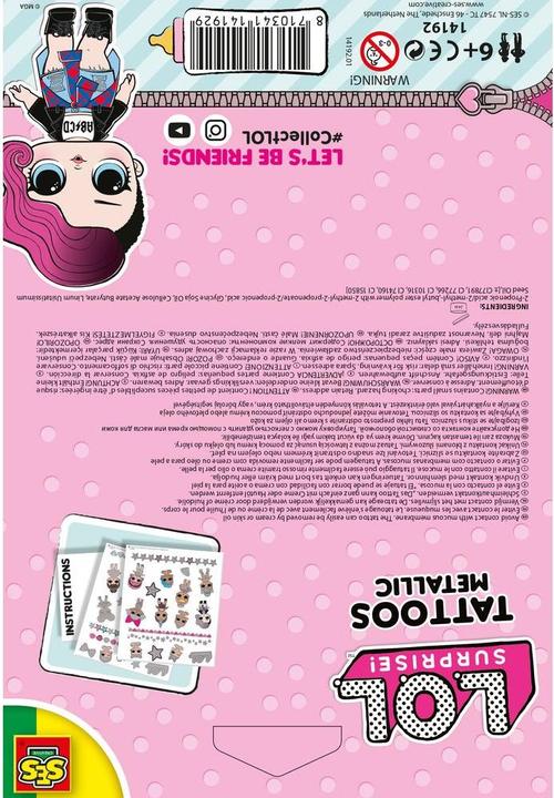 Actual product image L.O.L. Surprise! Metallic Tattoos