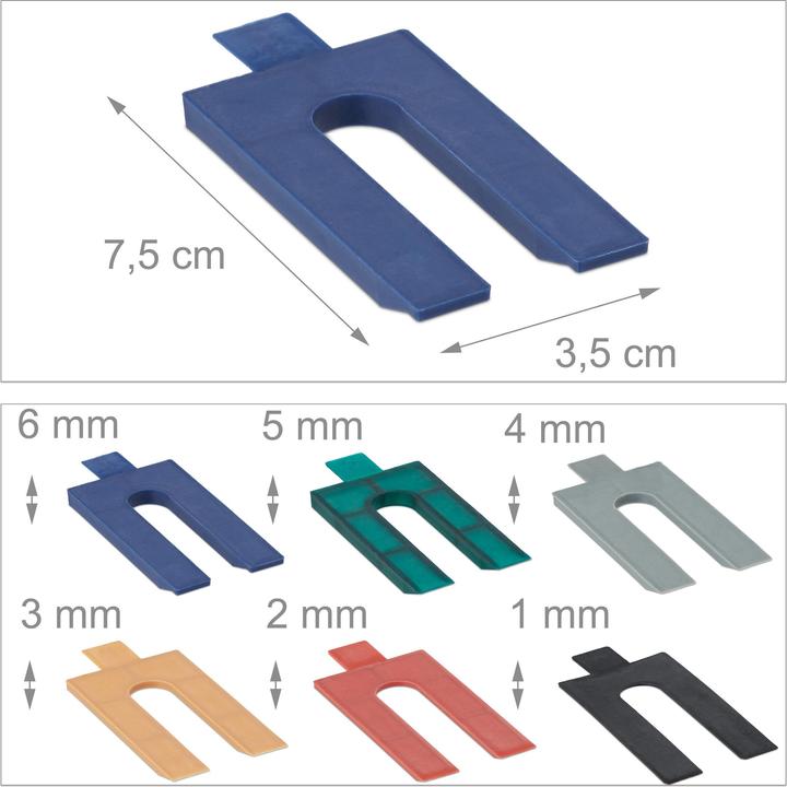 Actual product image Relaxdays 288x spacers (7.50 cm, 3.50 cm)