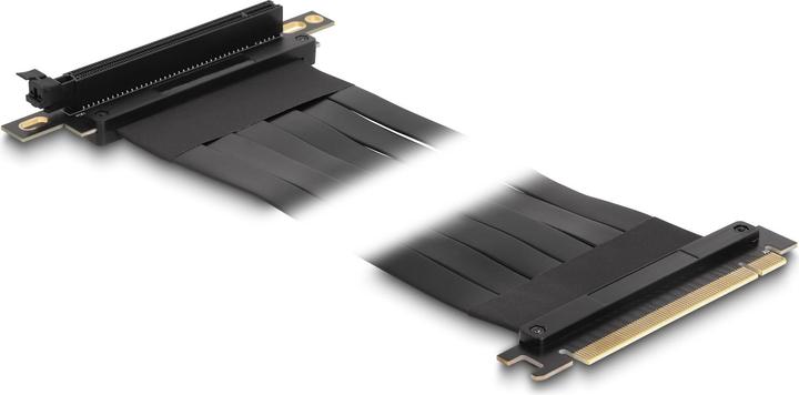 Image du produit Delock Carte Riser PCI Express x16 mâle vers x16 slot coudé à 90° avec câble 60 cm