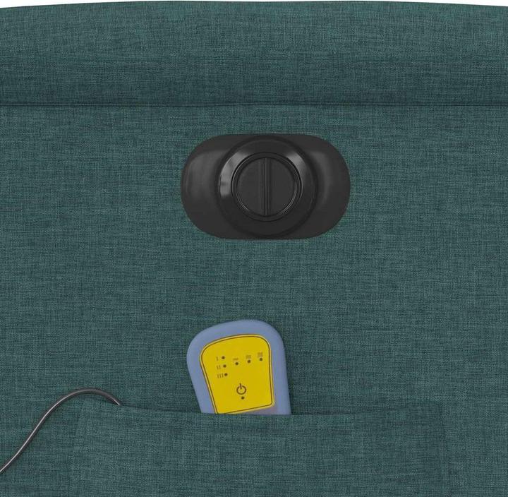 Image du produit VidaXL Fauteuil de massage électrique Vert foncé Tissu
