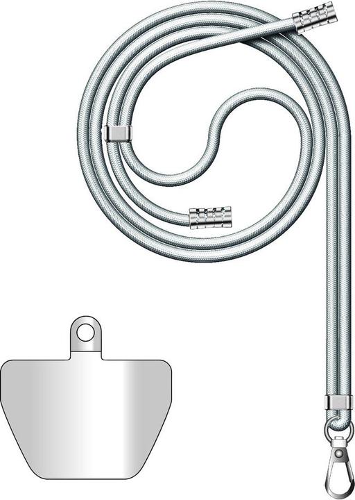 Actual product image Valenta Universal Handykette Hellgrau, Befestigung: Haken