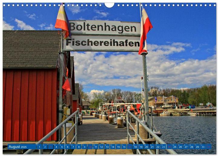 Produktbild Boltenhagen - Sonne, Sand und Ferien an der Ostsee (Wandkalender 2025 DIN A3 quer), Monatsk (A3, Deutsch)