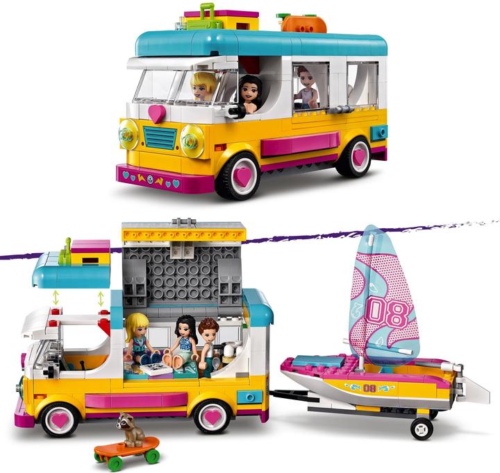 Image du produit LEGO Excursion en camping-car et en voilier (41681, LEGO Friends)