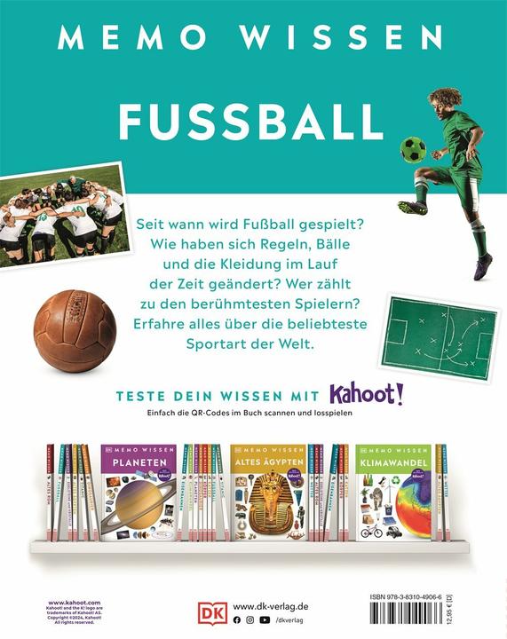 Actual product image memo Wissen. Fussball (German, Hugh Hornby, DK Publishing House, Clemens Hoffmann, 2024)