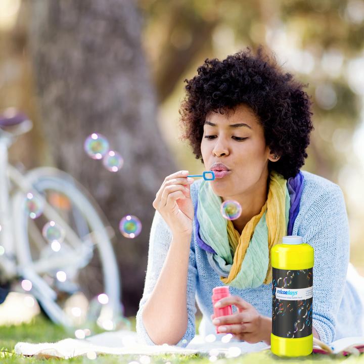 Actual product image Relaxdays 3x Bubble Refill Bottle