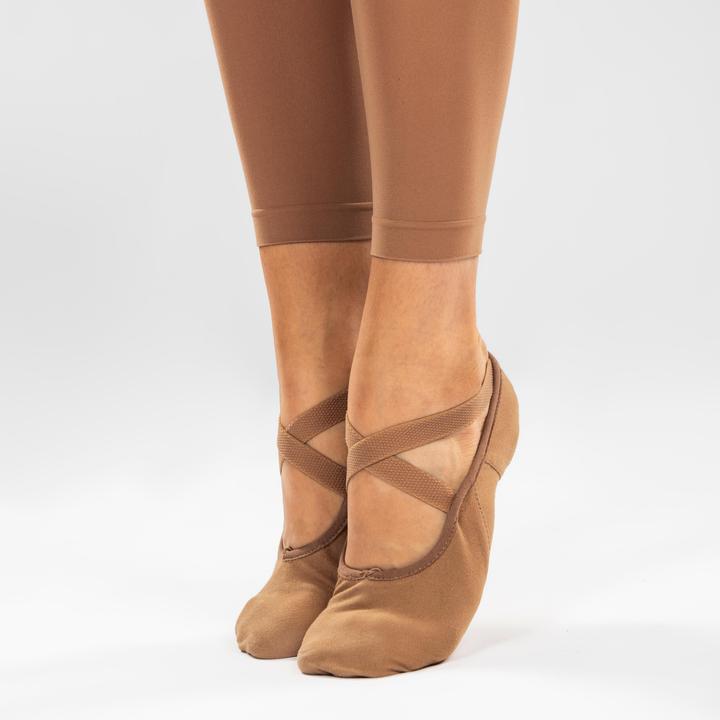 Produktbild Starever Ballettschuhe Leinen - hellbraun (32)