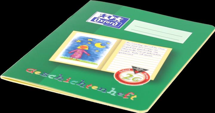 Produktbild Oxford Geschichtenheft, A5 (A5, Liniert, Harter Einband)