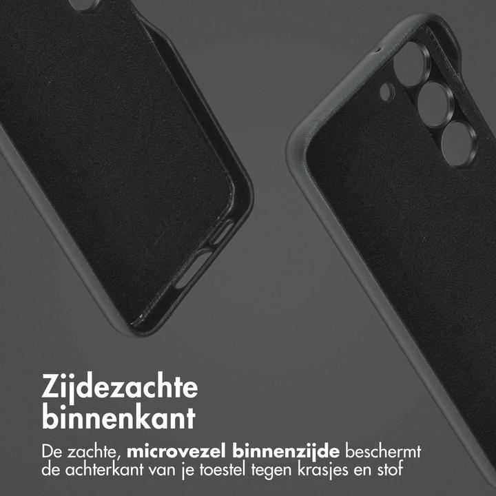 Actual product image Accezz Leather Bookcase 2-in-1 met MagSafe Samsung Galaxy S23 - Onyx Black (Samsung Galaxy S23+)