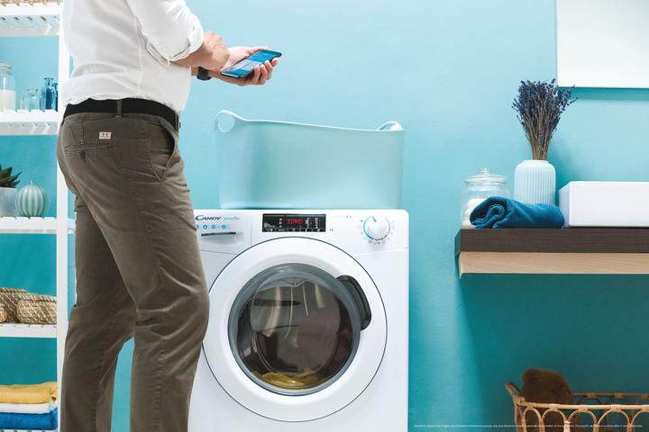 Image du produit Candy Smart Pro CSO 1285TW4/1-S lave-linge à chargement frontal 8 kg 1200 tr/min B White (8 kg, Gauche)