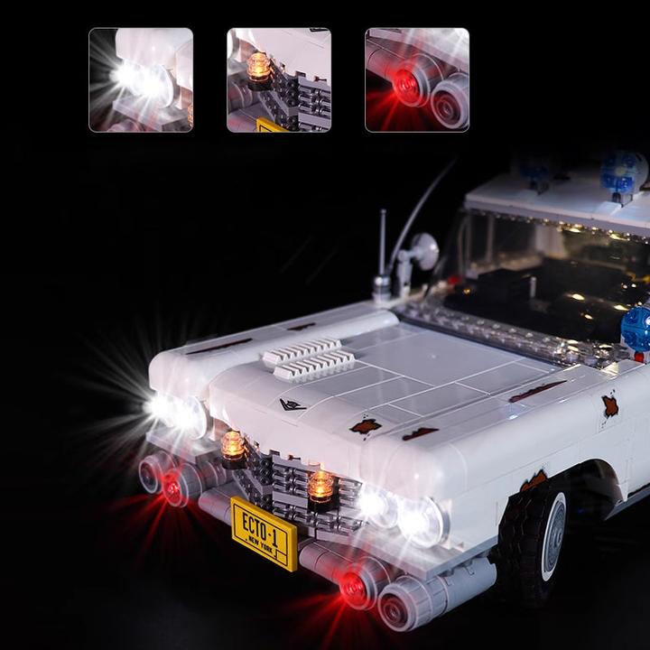 Produktbild BrickBling LED Licht Set für LEGO Ghostbusters: Auto ECTO-1 (10274) inkl. Fernbedienung