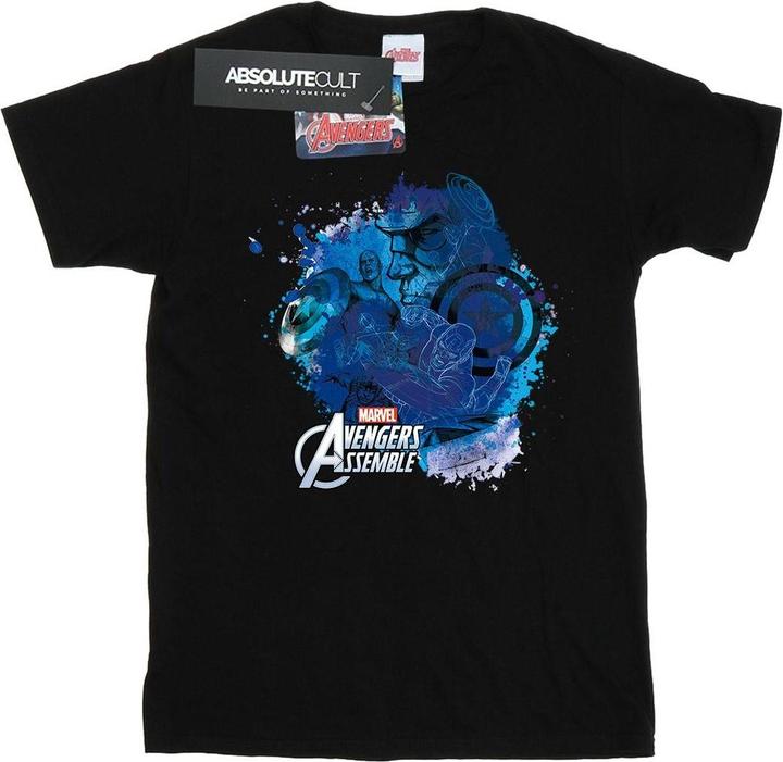 Actual product image Mens Captain America Montage T-Shirt (XL)