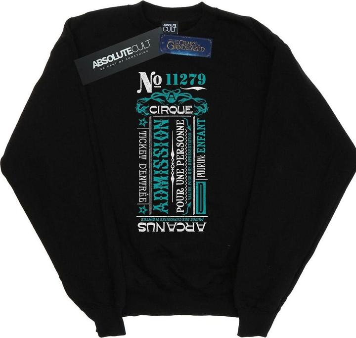 Actual product image Fantastic Beasts Womens/Ladies Cirque Arcanus Sweatshirt (XXL)