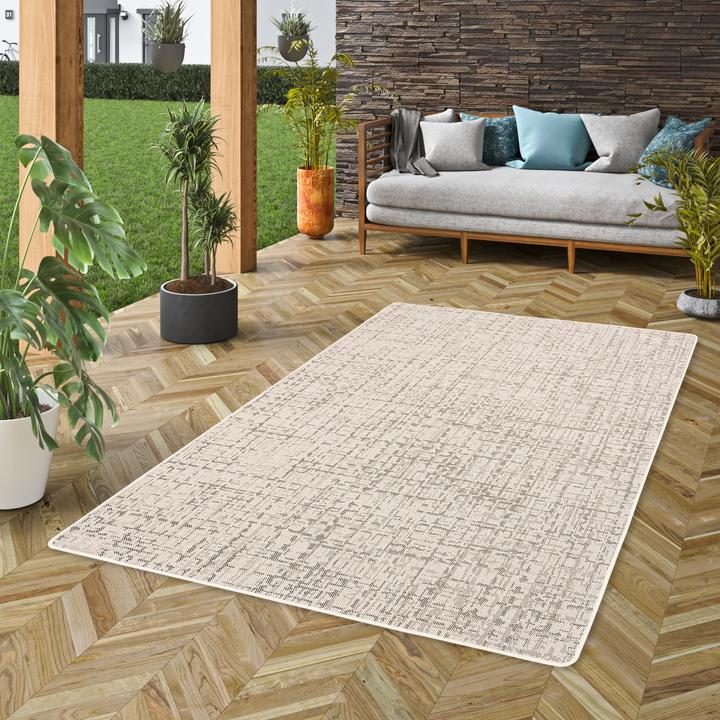 Produktbild Snapstyle In & Outdoor Teppich Flachgewebe Oslo Karo Modern (100 x 300 cm)
