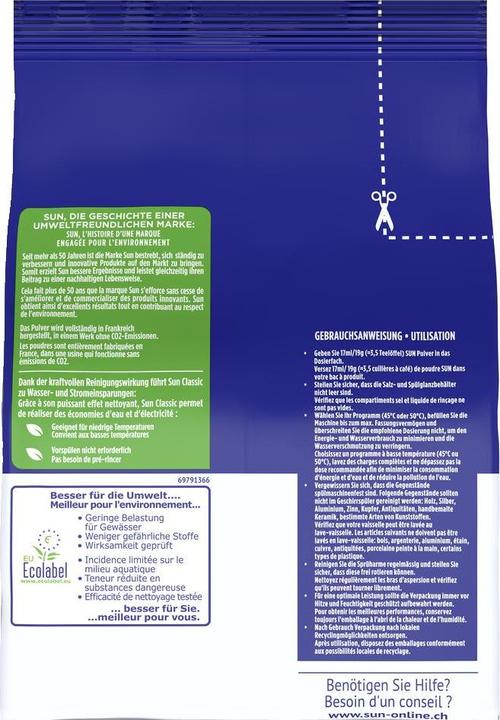 Produktbild Sun Classic (Pulver, 50 Waschgänge)